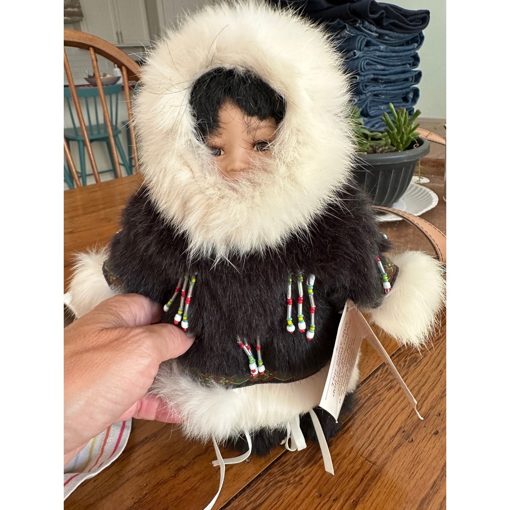 Alaskan Friends Genuine Porcelain Doll Denali National Park Native Style Parka